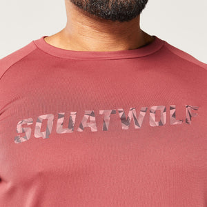 Code Muscle Tee - Oxblood Red