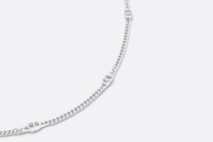 CD Icon Thin Chain Link Necklace • Silver