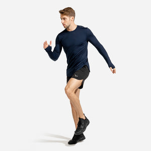 Statement Muscle Tee - Navy
