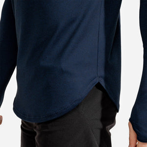 Statement Muscle Tee - Navy