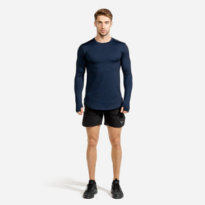 Statement Muscle Tee - Navy