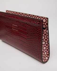 Clutch Meryem Bordeaux