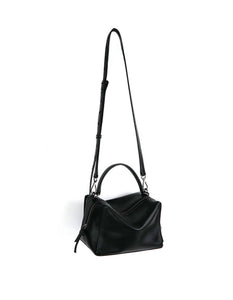 Mini Valley Cube Shoulder Bag-Black