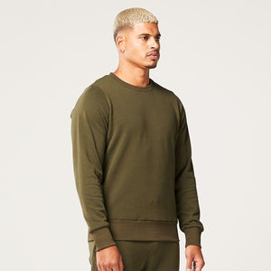 Code Crew Sweatshirt - Mid Khaki