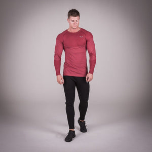 Seamless Dry-Knit Tee - Bali Red in Full Sleeves