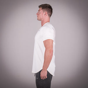 Razor Back Tee - Cool White