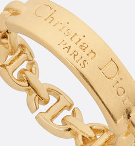 Dior Club Ring • Gold-finish metal