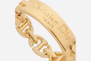 Dior Club Ring • Gold-finish metal