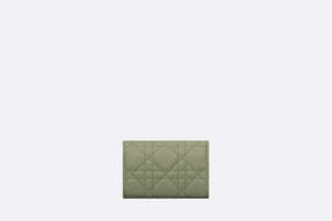 XS Miss Dior Wallet • Pastel Peyote Green Cannage Lambskin