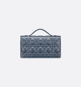 Miss Dior Mini Bag • Pastel Midnight Blue Pearlescent Cannage Lambskin