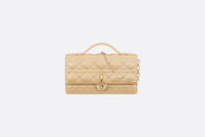 Miss Dior Mini Bag • Pastel Yellow Pearlescent Cannage Lambskin