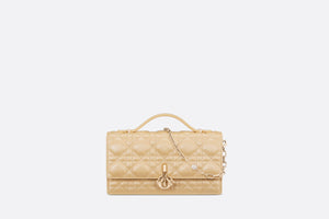 Miss Dior Mini Bag • Pastel Yellow Pearlescent Cannage Lambskin