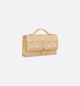 Miss Dior Mini Bag • Pastel Yellow Pearlescent Cannage Lambskin