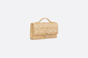 Miss Dior Mini Bag • Pastel Yellow Pearlescent Cannage Lambskin