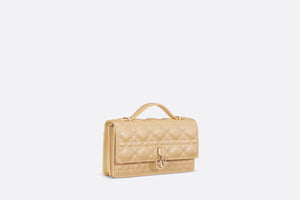 Miss Dior Mini Bag • Pastel Yellow Pearlescent Cannage Lambskin