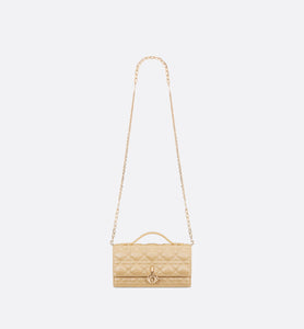 Miss Dior Mini Bag • Pastel Yellow Pearlescent Cannage Lambskin