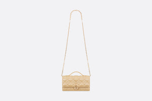 Miss Dior Mini Bag • Pastel Yellow Pearlescent Cannage Lambskin