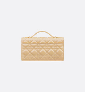 Miss Dior Mini Bag • Pastel Yellow Pearlescent Cannage Lambskin