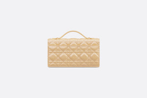 Miss Dior Mini Bag • Pastel Yellow Pearlescent Cannage Lambskin