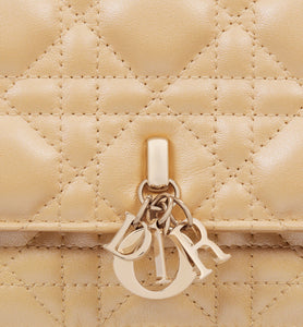 Miss Dior Mini Bag • Pastel Yellow Pearlescent Cannage Lambskin