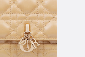 Miss Dior Mini Bag • Pastel Yellow Pearlescent Cannage Lambskin