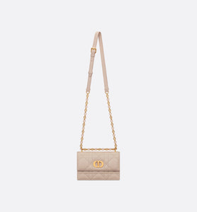 Mini Miss Caro Bag • Caramel Beige Macrocannage Lambskin