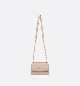 Mini Miss Caro Bag • Caramel Beige Macrocannage Lambskin