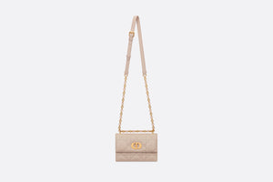 Mini Miss Caro Bag • Caramel Beige Macrocannage Lambskin