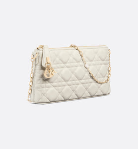 Miss Dior Mini Shoulder Bag • Latte Cannage Lambskin