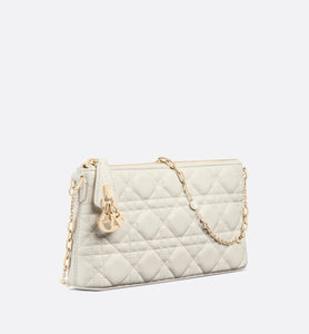 Miss Dior Mini Shoulder Bag • Latte Cannage Lambskin