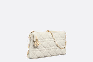 Miss Dior Mini Shoulder Bag • Latte Cannage Lambskin