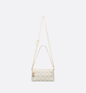 Miss Dior Mini Shoulder Bag • Latte Cannage Lambskin