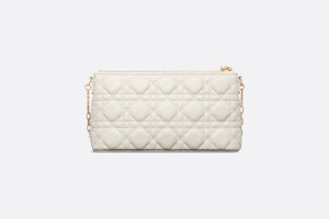 Miss Dior Mini Shoulder Bag • Latte Cannage Lambskin