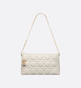 Miss Dior Mini Shoulder Bag • Latte Cannage Lambskin