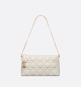 Miss Dior Mini Shoulder Bag • Latte Cannage Lambskin