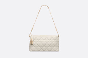 Miss Dior Mini Shoulder Bag • Latte Cannage Lambskin