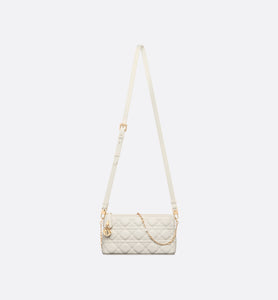 Miss Dior Mini Shoulder Bag • Latte Cannage Lambskin