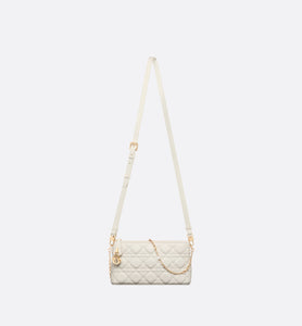 Miss Dior Mini Shoulder Bag • Latte Cannage Lambskin