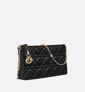 Miss Dior Mini Shoulder Bag • Black Cannage Lambskin