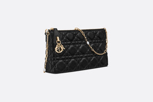 Miss Dior Mini Shoulder Bag • Black Cannage Lambskin