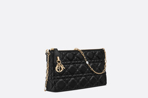 Miss Dior Mini Shoulder Bag • Black Cannage Lambskin