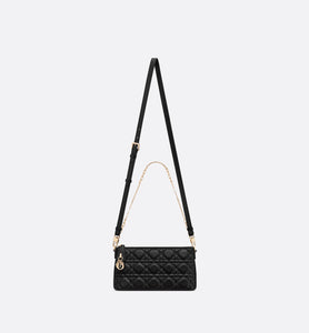 Miss Dior Mini Shoulder Bag • Black Cannage Lambskin