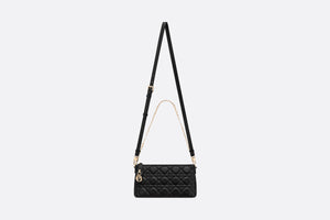 Miss Dior Mini Shoulder Bag • Black Cannage Lambskin