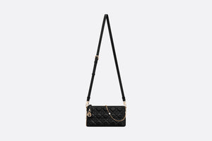 Miss Dior Mini Shoulder Bag • Black Cannage Lambskin