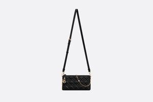 Miss Dior Mini Shoulder Bag • Black Cannage Lambskin