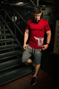 RED ALPHA GYM TEE