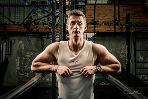 WHITE GYM TANK