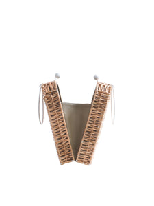 Sun Kissed Wicker Bag Tall
