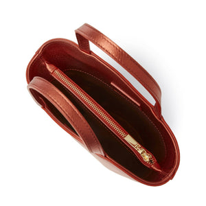 Iconic Infinity Handbag In Chilli Red