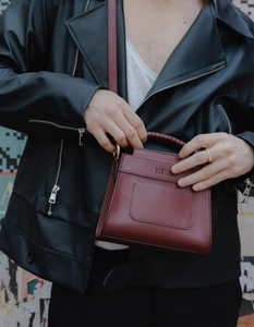 Panthera Cactus Leather Vegan Mini Tote